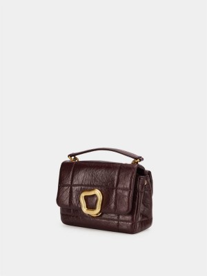 Women's Songmont Chocolate Mini Bags Red Brown | JWD725RG