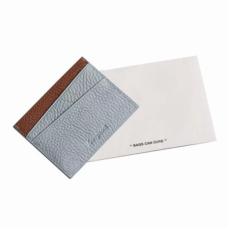 Women's Songmont The Card Holder Blue | GRN5942KR